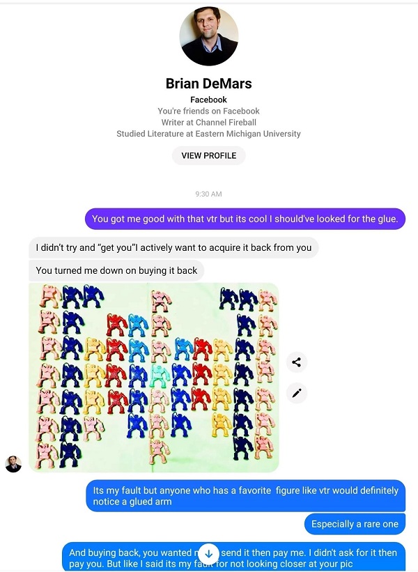 Brian DeMars Scammer Details